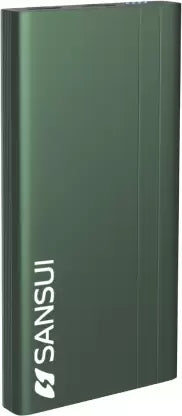 Sansui 10000 mAh Power Bank (12 W, Fast Charging) (Green, Lithium Polymer) Sansui 10000 mAh Power Bank (12 W, Fast Charging) (Green, Lithium Polymer)